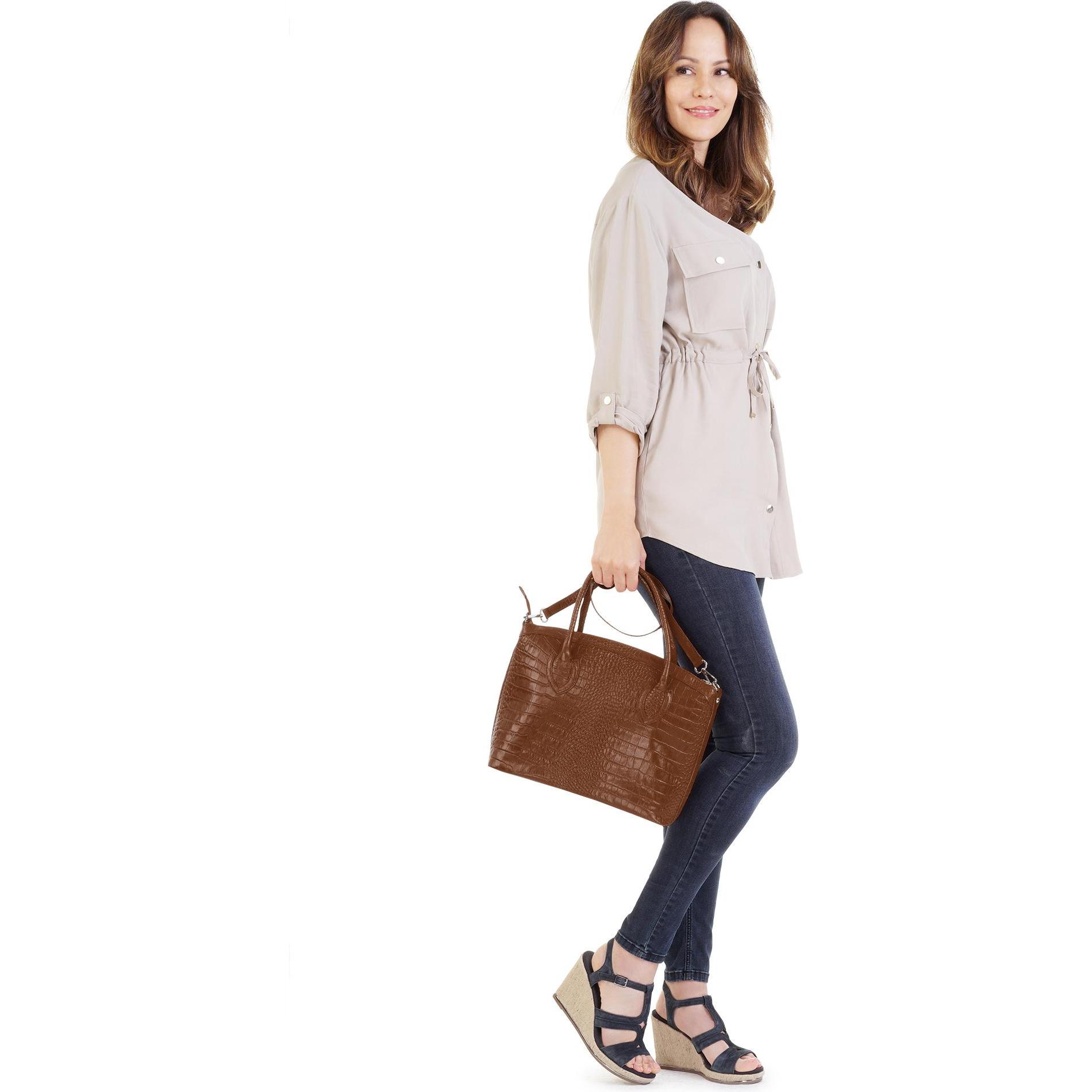 Thumbnail - Cluty, Handtasche, Handtasche, Braun