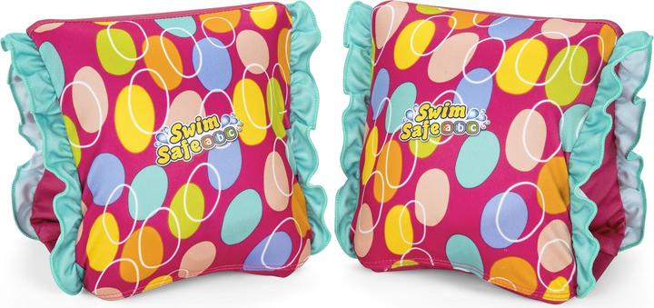 Actual product image Bestway Swim Safe ABC AquaStar Fabric Inflatable Wristband Floaties M/L, Swim armbands, Boy/Girl, Fabr