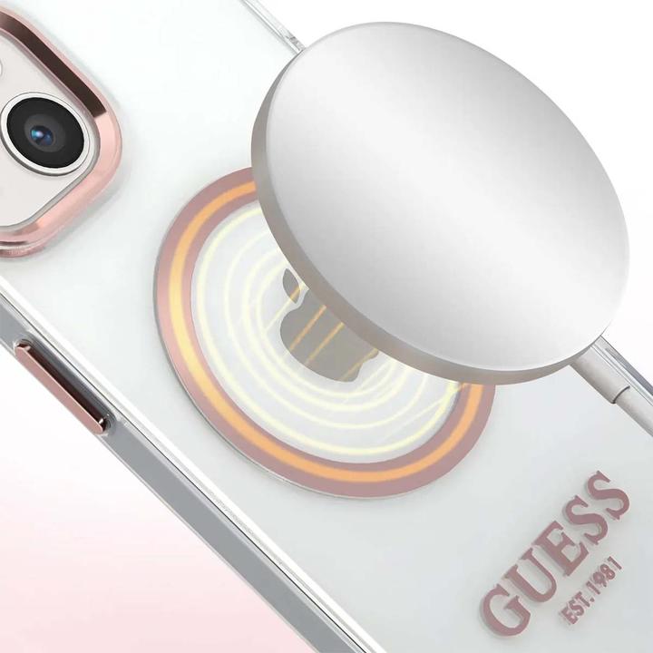 Immagine prodotto Guess GUHMP13MHTRMD iPhone 13 6.1" złoty/oro Custodia rigida in metallo con profilo Magsafe (Apple iPhone 13)