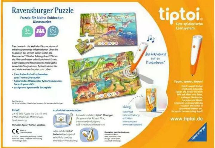 Actual product image tiptoi Dinosaur (24 pieces)