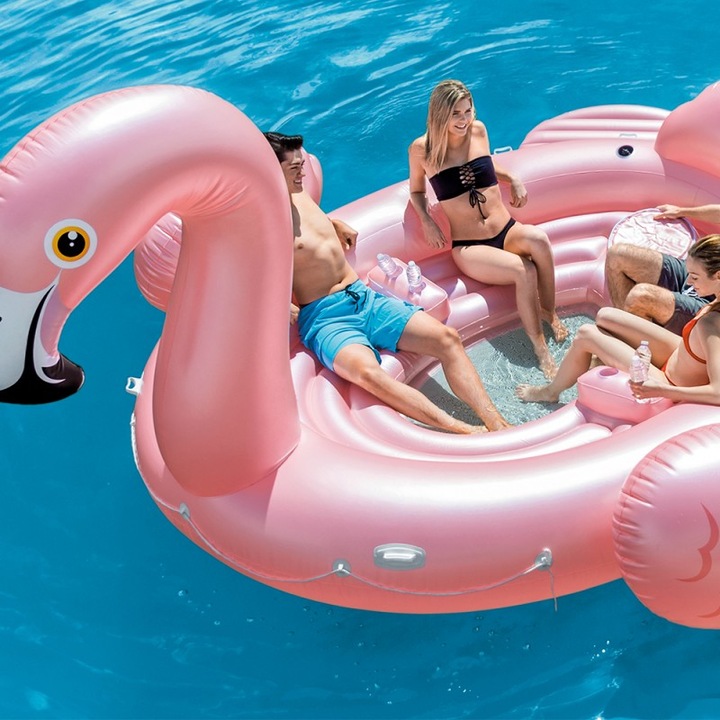 Actual product image Intex Flamingo Party Island
