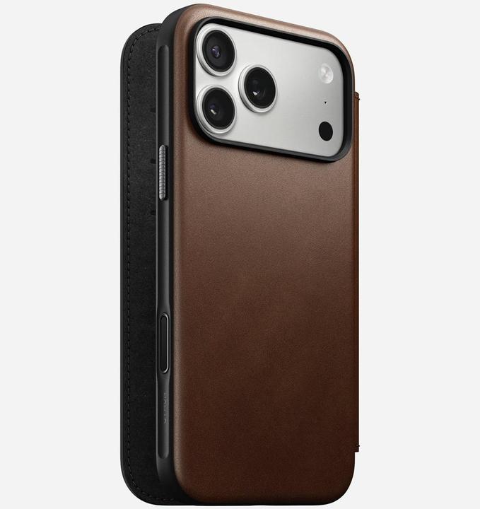 Actual product image Nomad Modern Leather Folio - Lederhülle für das iPhone (Apple iPhone 17 Pro Max)