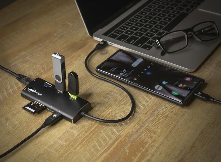 Produktbild Manhattan USB Typ-C zu (USB-C, 6 Ports)