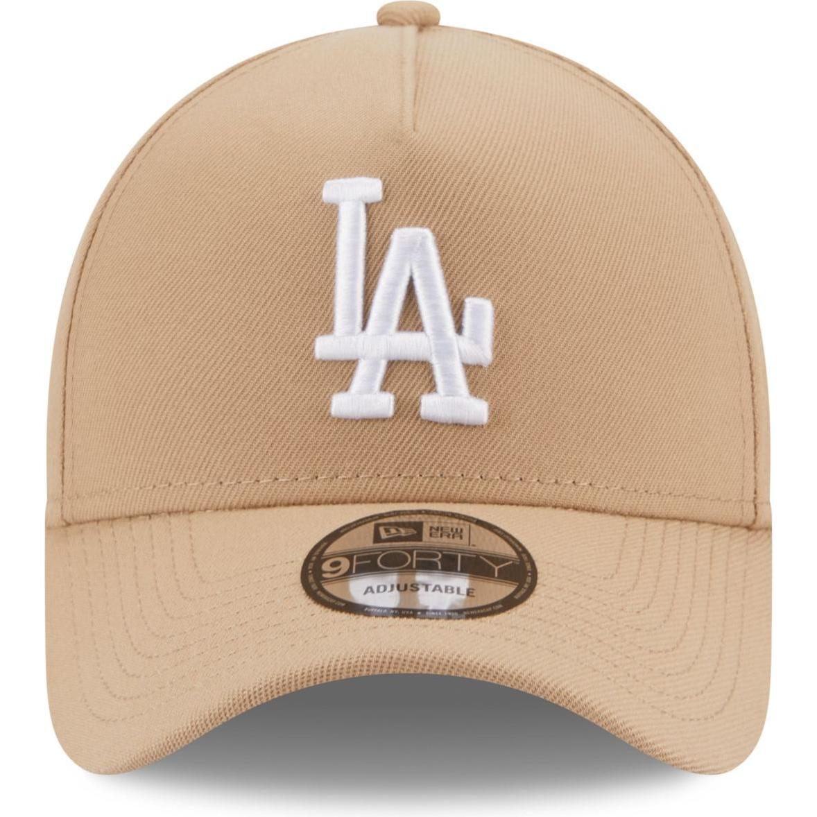 Thumbnail - New Era, Herren, Cap, 9Forty A-Frame Cap - Los Angeles Dodgers camel, Beige, (One Size)