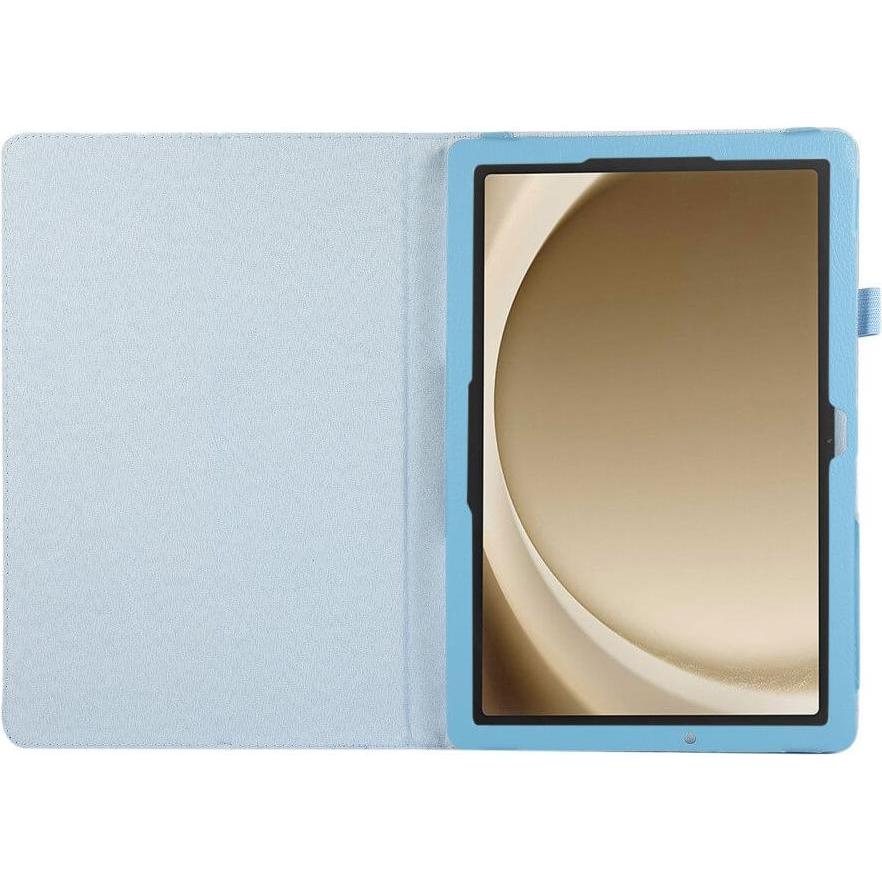 Thumbnail - Cover-Discount Galaxy Tab A9+ - Bi-fold Stand Etui hellblau (Galaxy Tab A9+), Tablet Hülle, Blau