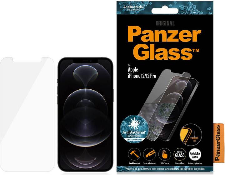Actual product image PanzerGlass Standard (1 Piece, Apple iPhone 12, Apple iPhone 12 Pro)