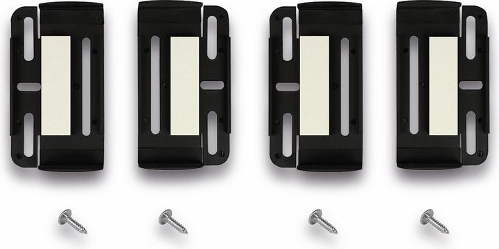 Eufab Support de plaque d'immatriculation (L x l x H) 2 x 16 x 27 cm (Panneaux avant, Universel)