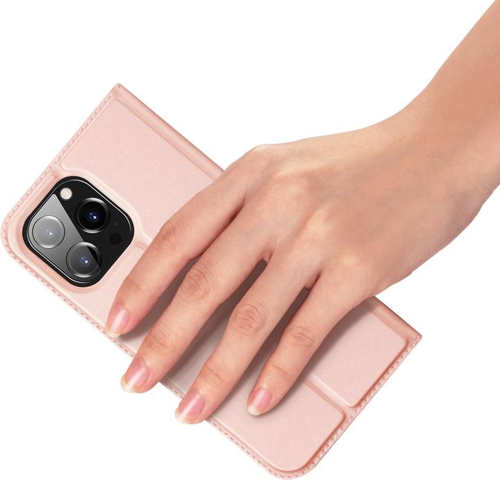 Produktbild Dux Ducis Skin Pro Wallet Case for iPhone 15 Pro Max - Pink (Apple iPhone 15 Pro Max)