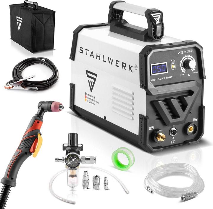 Stahlwerk Plasma cutter CUT 50 ST IGBT with 50 amps, up to 14mm cutting capacity