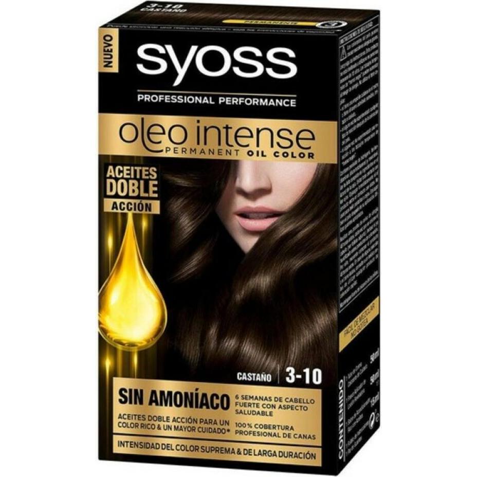 Thumbnail - Syoss, Haarfarbe, OLIO INTENSE tinte sin amoniaco #3.10-castaño 5 pz (3-10)