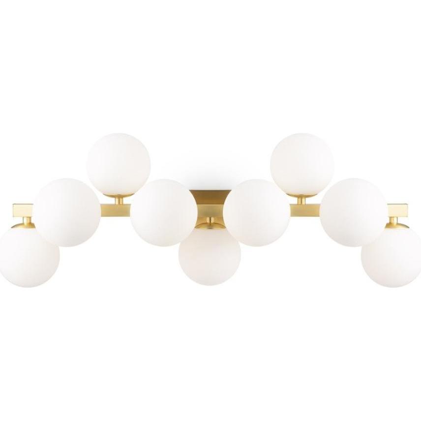 Maytoni, Wandleuchte + Deckenleuchte, Dallas Wandleuchte, Wandlampe 9x G9 Gold-Farbe (G9)