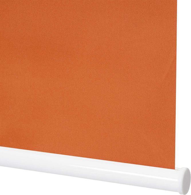 Produktbild Swisshandel24 Rollo, Fensterrollo Seitenzugrollo Jalousie, Sonnenschutz Verdunkelung blickdicht 80x230cm - orange (80 x 230 cm)