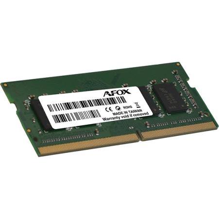 AFOX Memoria per notebook SODIMM, DDR3, 8 GB, 1333 MHz, (AFSD38AK1P) (1 x 8GB, 1333 MHz, DDR3-RAM, SO-DIMM), Memoria RAM, Bianco
