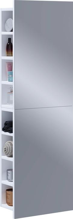 Produktbild VCM Badspiegel Wandspiegel Hängespiegel Spiegelschrank Badezimmer Flandu XL 118 x 40 (40 x 15 x 118 cm)