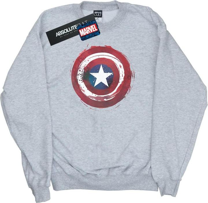 Image du produit - Sweat CAPTAIN AMERICA SPLATTER SHIELD - Homme (4XL)