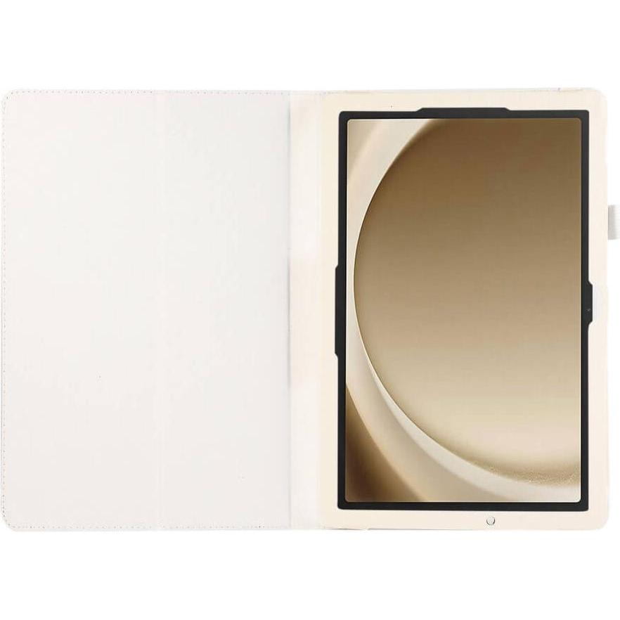 Thumbnail - Cover-Discount Galaxy Tab A9+ - Bi-fold Stand Etui weiss (Galaxy Tab A9+), Tablet Hülle, Weiss
