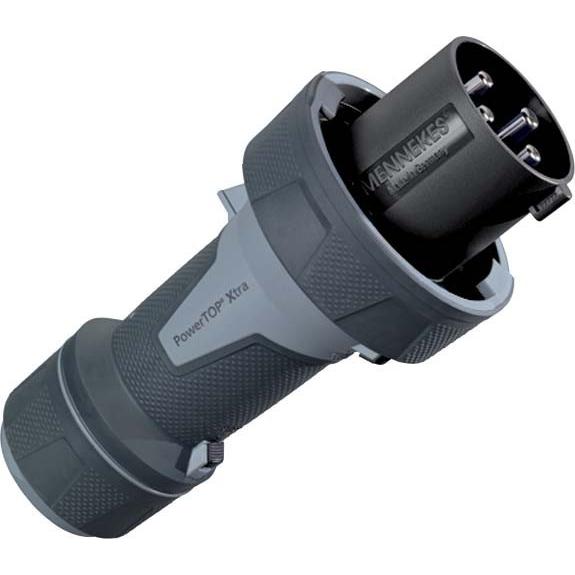 Mennekes, Netzstecker + Netzkupplung, MEN 13207 PowerTOP Xtra 63A 4P 7H 500V IP67 CEE Stecker vern