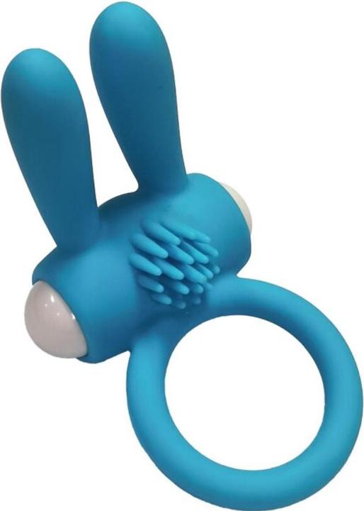 Actual product image Armony Mr Bunny Vibrator Ring Silicone Black