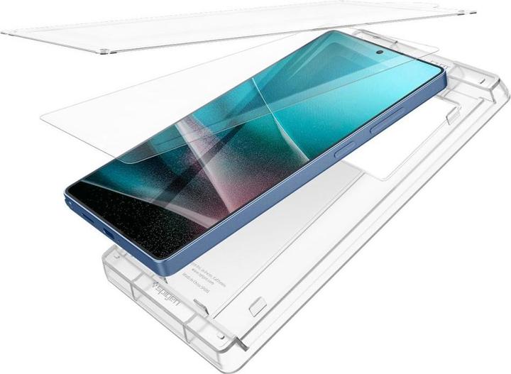 Actual product image Spigen Elite Shield "Ez Fit" for Samsung Galaxy S25 Ultra Clear (1 Piece, Samsung Galaxy S25 Ultra)