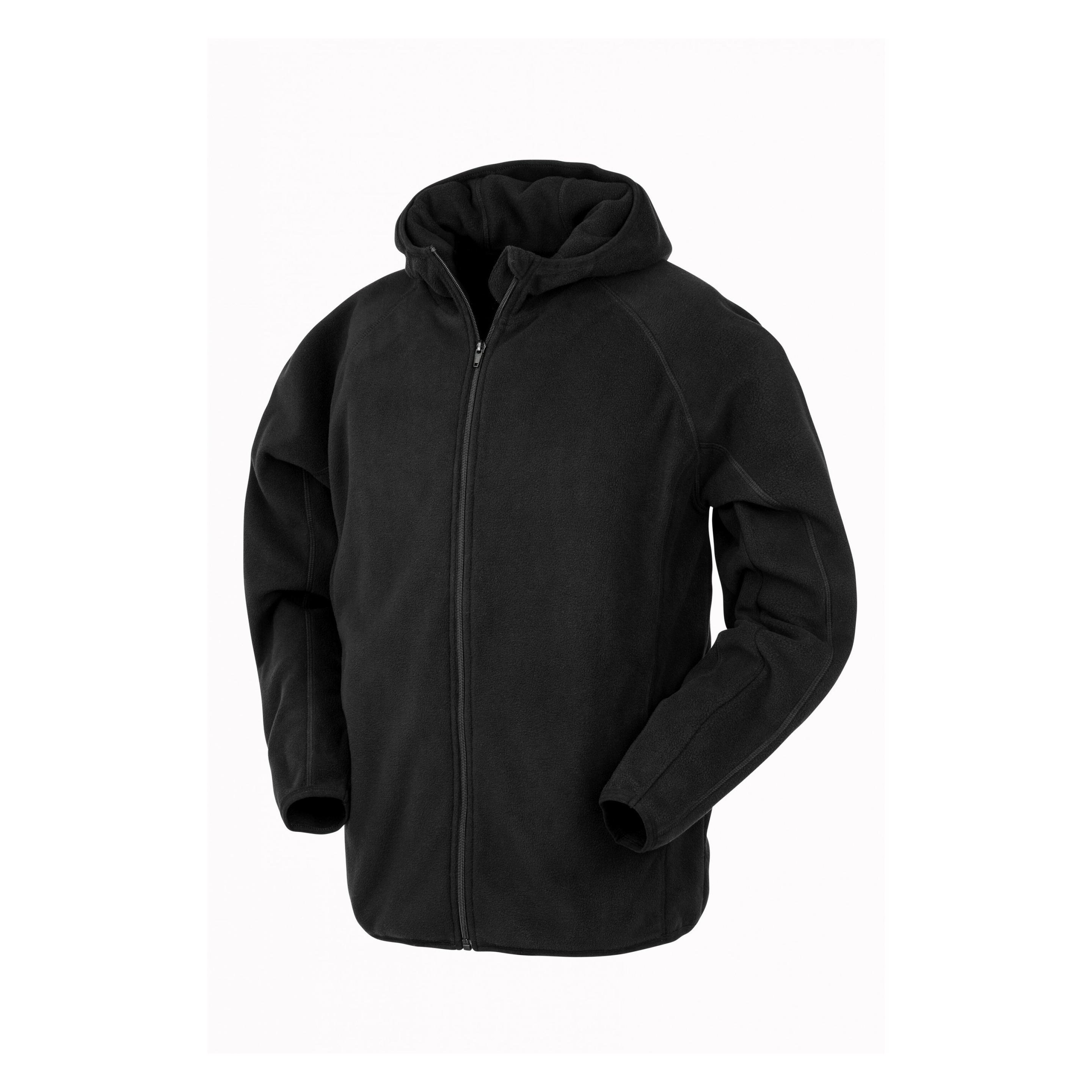 Regatta, Unisex, Outdoorjacken, Mikrofleece-Jacke Mit Kapuze Aus Recyclingmaterial (S), Schwarz, S
