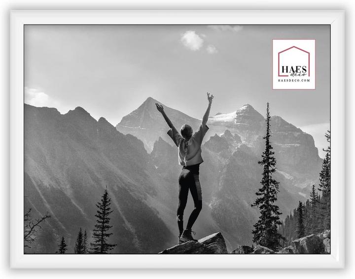 Actual product image Haes Deco Deco Kunststoff-Fotorahmen EF3W Easy Frame Weiss 15x20 cm (15 x 20 cm)