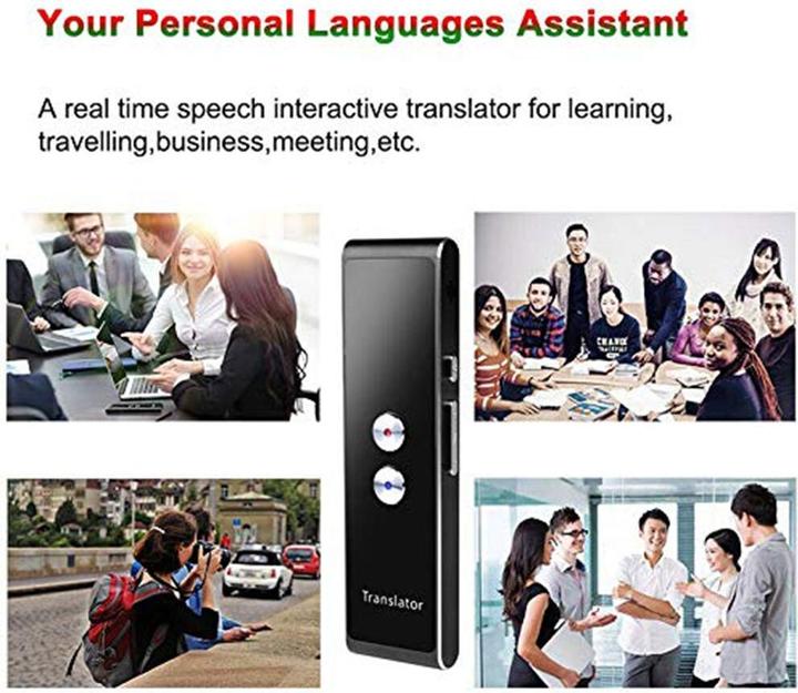 Actual product image Deltalabs Smart Translator, Bluetooth Sprachübersetzer, 41 Sprachen, iOS/Android
