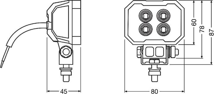 Produktbild Osram LEDWL110-WD LED (R10W)