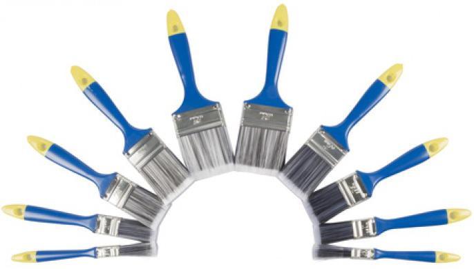 Actual product image Kinzo Paint brush flat 10pcs (25 mm)