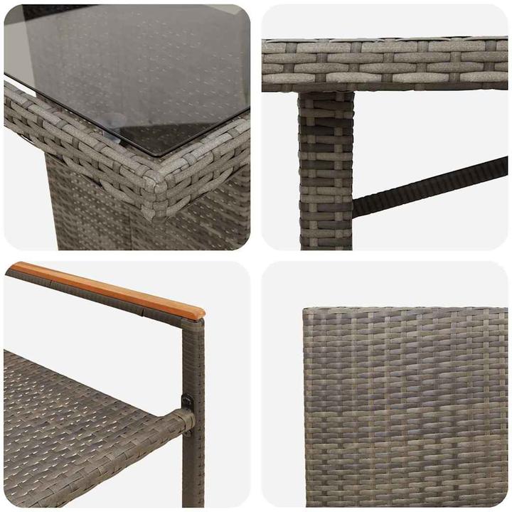 Actual product image vidaXL Garden dining set (190 x 80 x 75 cm)