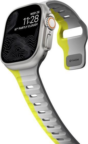 Produktbild Nomad Sport Band 42/44/45mm bicolor Lunar Gray/High Volta (Fluorkautschuk, 44mm)