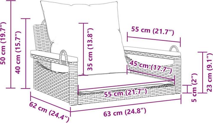 Immagine prodotto vidaXL Set da salotto da giardino da 10 pezzi con cuscini