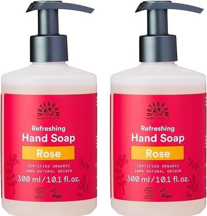 Actual product image Urtekram fl. Hand soap Rose (Liquid soap, 300 ml)