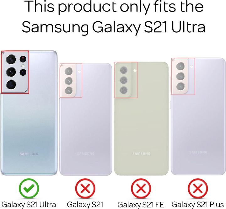 Actual product image Nalia Mobile phone cover (Samsung Galaxy S21 Ultra)