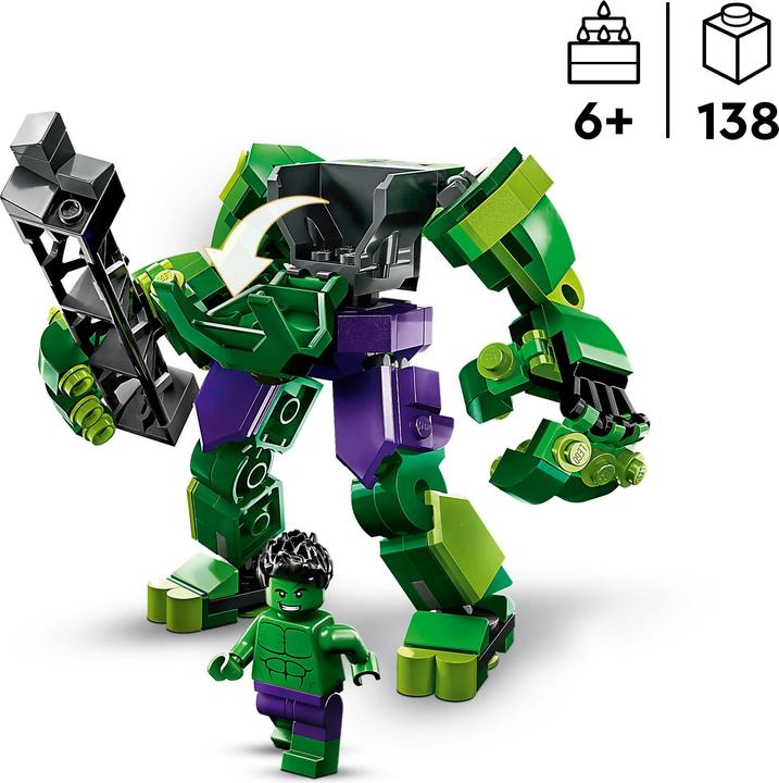 Produktbild LEGO 76241 Hulk Mech-Rüstung (76241, LEGO Marvel)