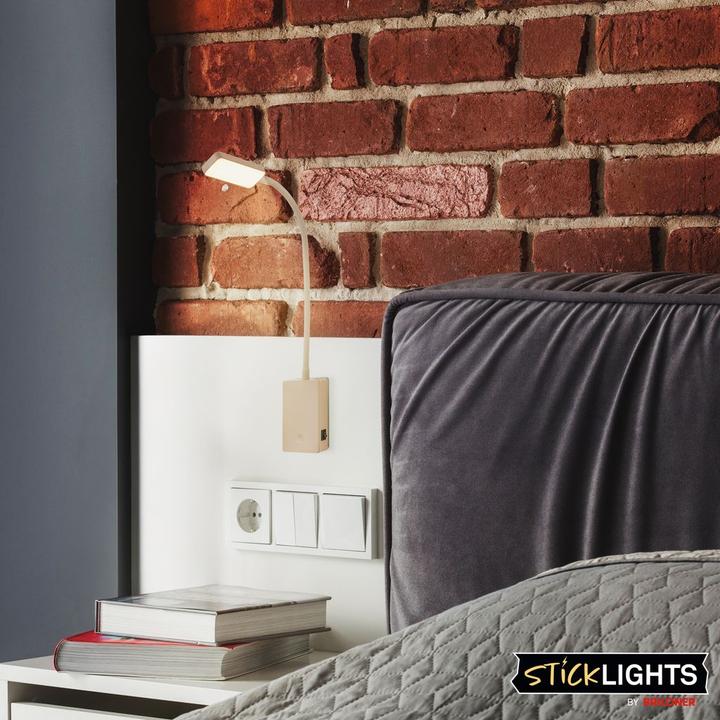 Produktbild Briloner CIELO LED Leseleuchte - Beige (150 lm)