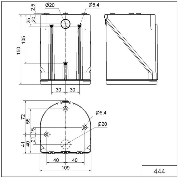 Productafbeelding Werma Combinatie LED dubbele flits/multi-tone sirene 444