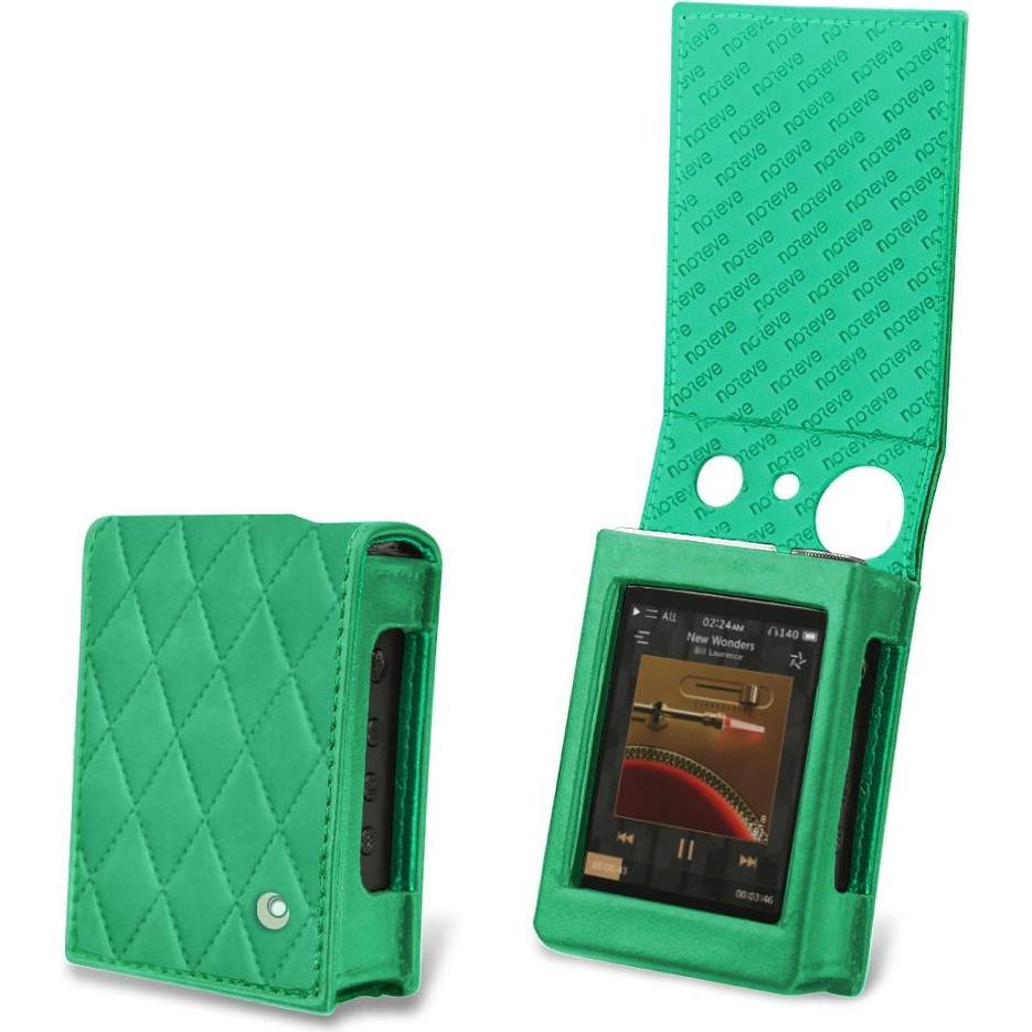 Noreve Lederschutzhülle vertikal, MP3 Tasche + Hülle, Grün