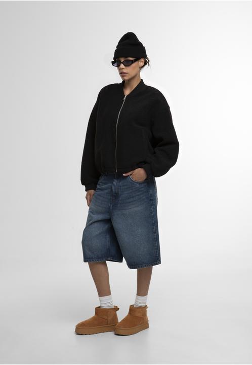 Actual product image Urban Classics Ladies Structured Bomber Jacket black M (M)