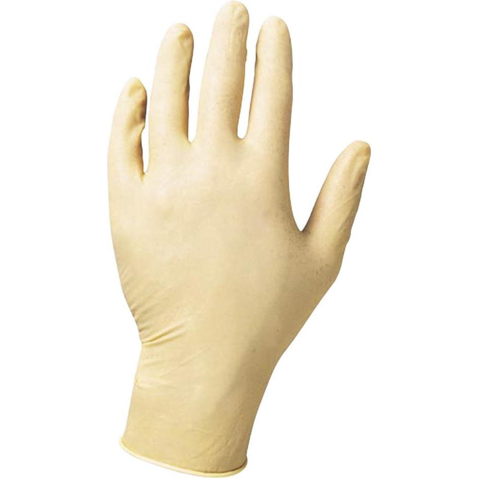 Dönges, Schutzhandschuhe, Latex-Einmalhandschuh, M, puderfrei (M)