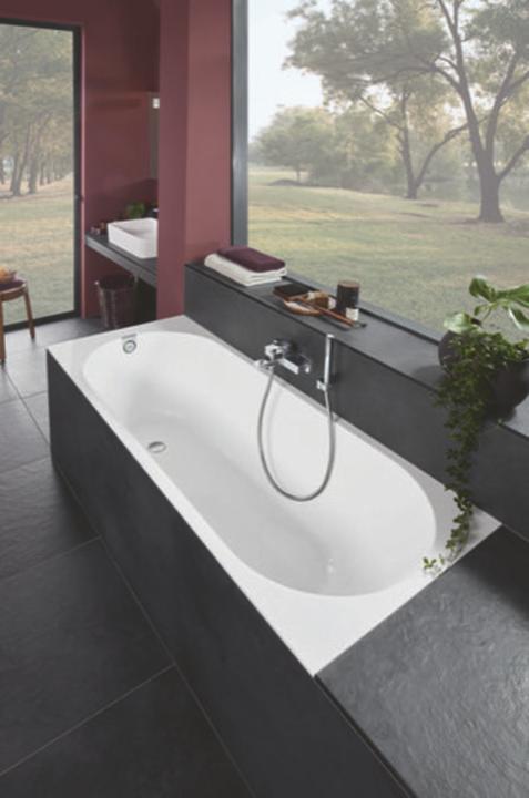Actual product image Villeroy & Boch V&B built-in bath OBERON 2.0 R-corner1800x800mm stone white (180 l, 180 cm, 80 cm)