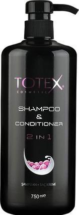Produktbild Totex 2 in 1 Haarshampoo und Spülung 750ml (750 ml, Flüssiges Shampoo)