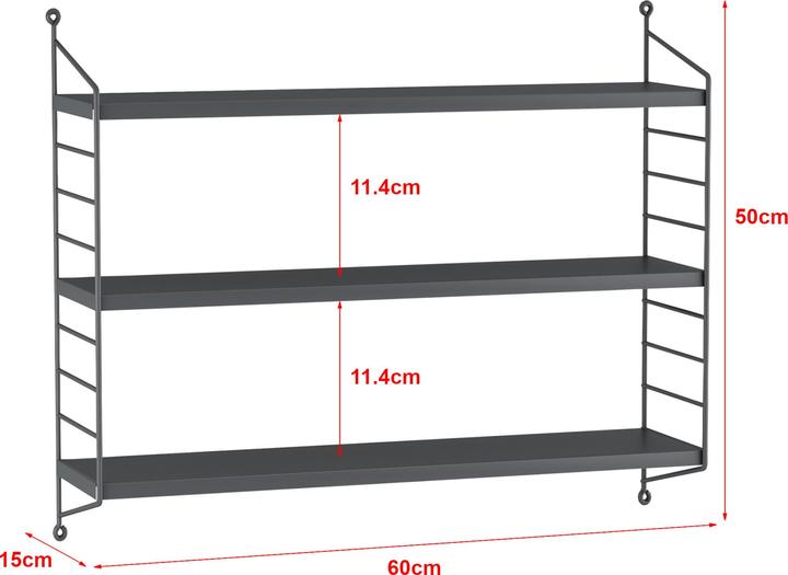Actual product image En.Casa Strängnäs (60 x 15 x 50 cm)