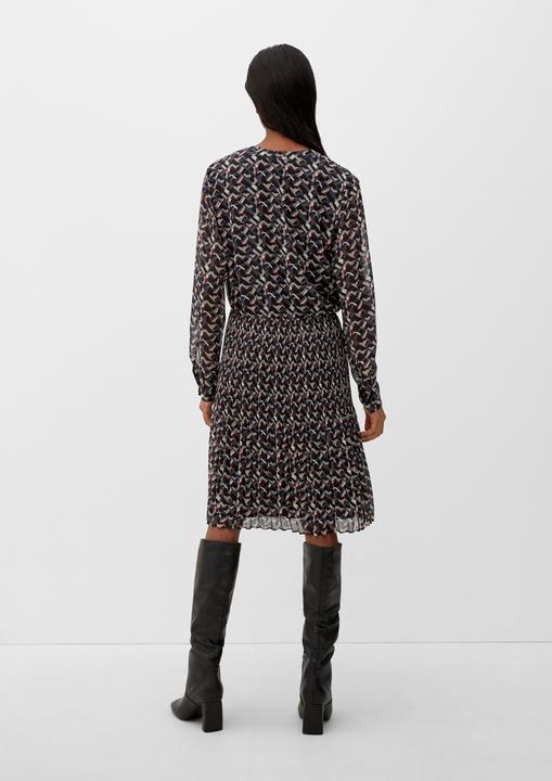 Image du produit s.Oliver Kleid Midikleid mit Plisséefalten (38)