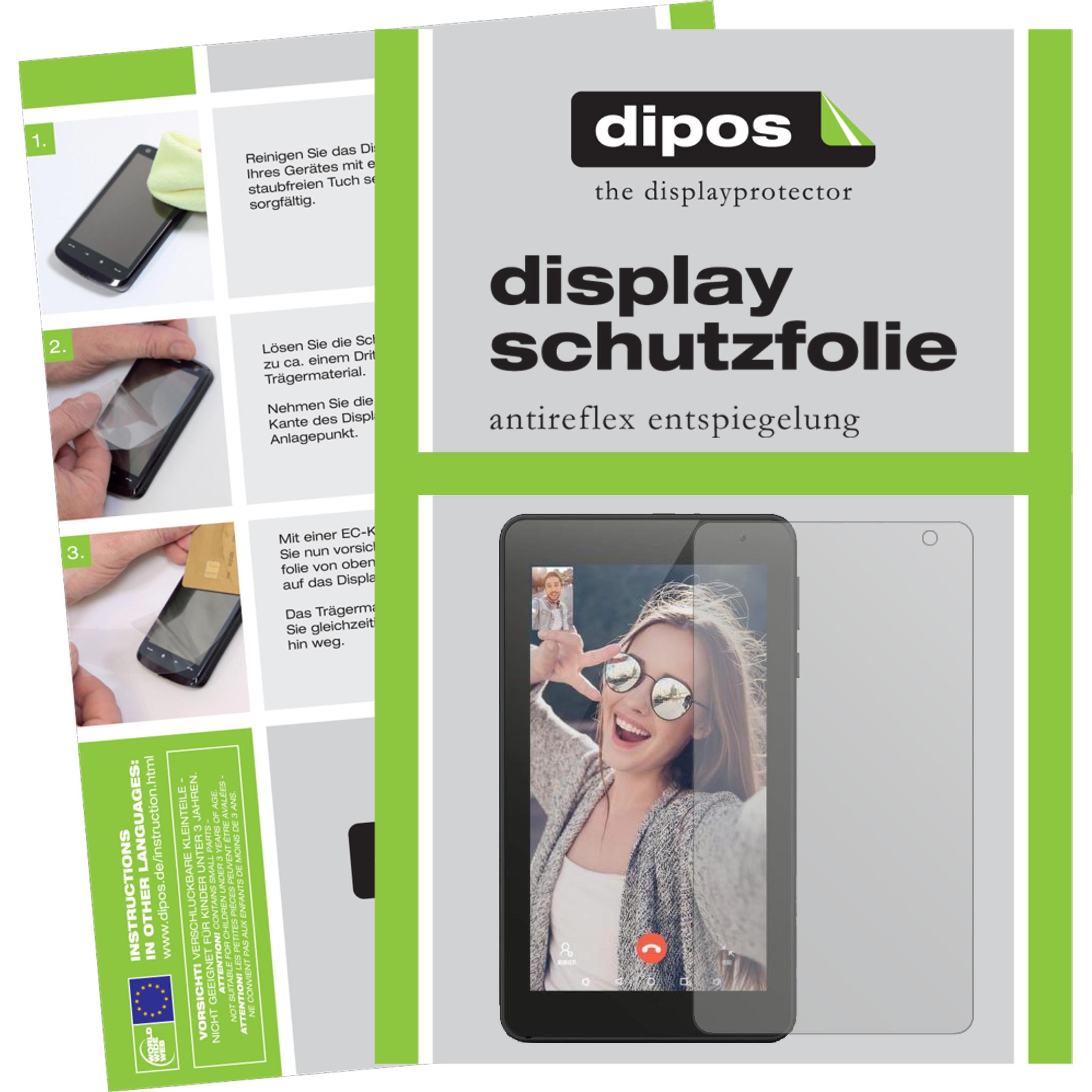 Dipos Displayschutzfolie Antireflex (2 Stück, MatrixPad Z1), Tablet Schutzfolie