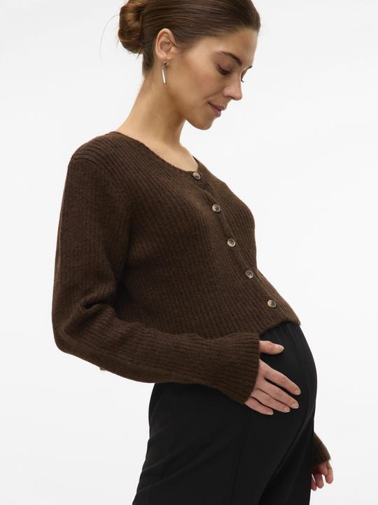 Produktbild Mamalicious Normal geschnitten Rundhals Strickjacke Strickjacke (XL)