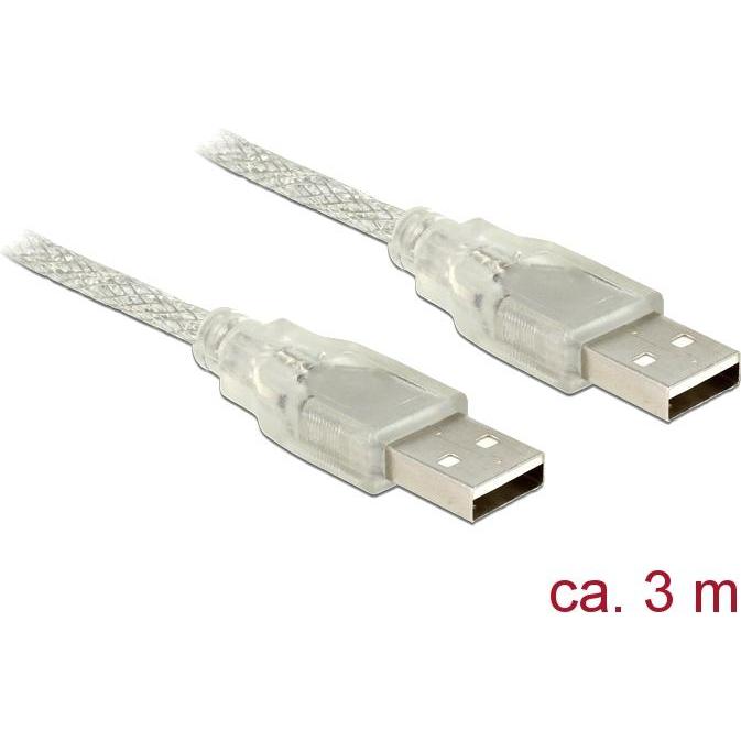 Thumbnail - Delock USB-A - USB-A (3 m, USB 2.0), USB Kabel