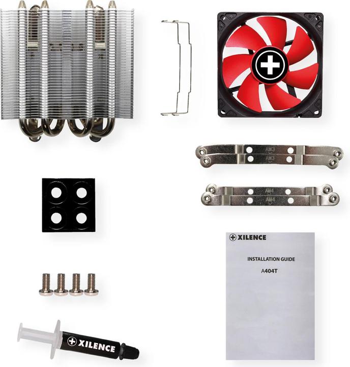Actual product image Xilence AMD, 600-2200 ± 10% RPM, 65.4 CFM, 14 - A (55 mm)