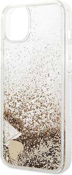 Produktbild Guess GUOHCP14SGLHFLGO iPhone 14 6,1" złoty/gold hardcase Glitter Charms (Apple iPhone 14)