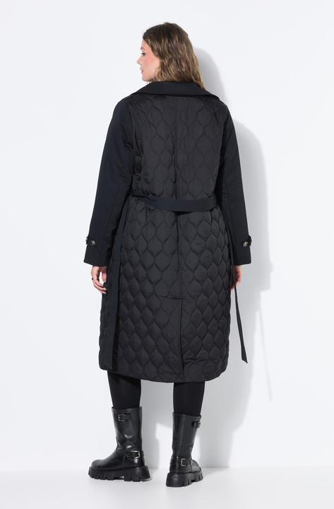 Produktbild Studio Untold Trenchcoat, A-Line, Mix mit Stepp, wattiert, Bindegürtel