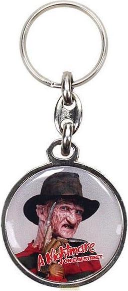 Actual product image SD Toys Nightmare on Elm Street metal keyring Freddy